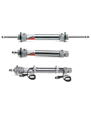 Пневмоцилиндры Camozzi серии 16, 24, 25