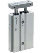 Пневмоцилиндры Camozzi cерии QX. Сдвоенные цилиндры.