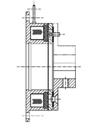Элктромагнитные тормоза MCB с одной опорной поверхностью.