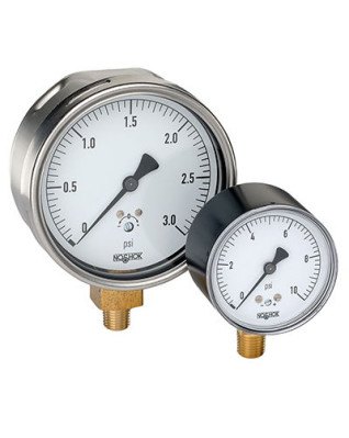 Мембранный сухой манометр низкого давления  200