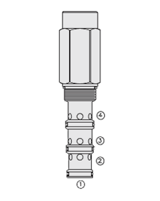 Пневматический распределитель HydraForce PD42-M4