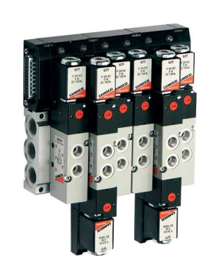 Электропневматические распределители Camozzi серии 3 Plug In.