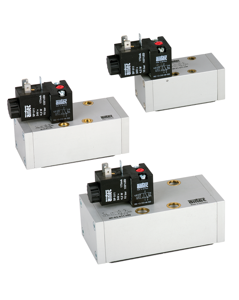 Стандартизированный клапан airtec, серия MI-01