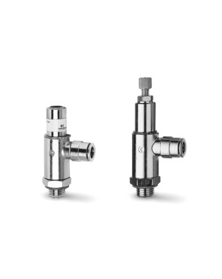 Пневмодроссели Camozzi серии TMCU - TMVU - TMCO.