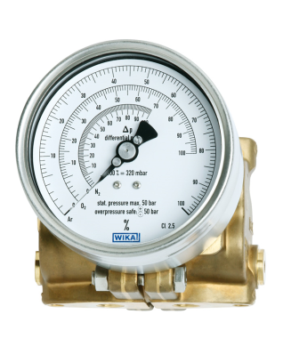 Дифманометр Wika, серия 712.15.100, 732.15.100