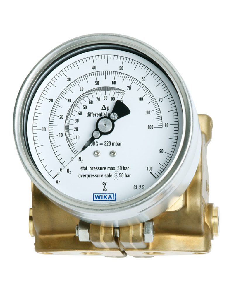 Дифманометр Wika, серия 712.15.100, 732.15.100