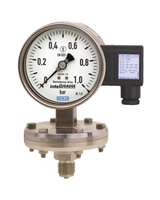 Манометр мембранный Wika, серия PGT43HP.100, PGT43HP.160
