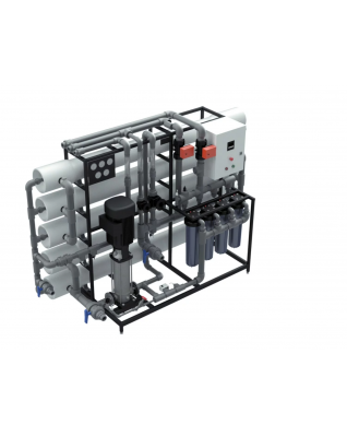 AWT RO-1/8040 - установка обратного осмоса с насосом (до 1 м3/ч ) AWT RO-1/8040 - установка обратного осмоса с насосом (до 1 м3/ч )