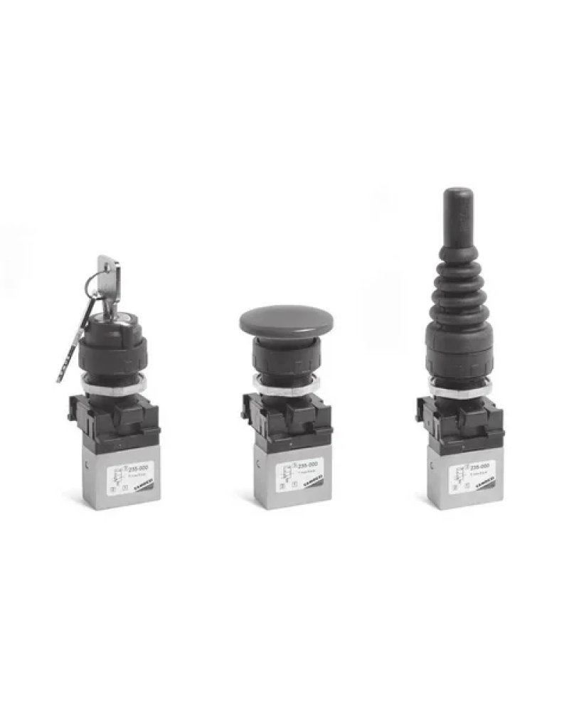 Минираспределители с ручным управлением панельного монтажа. серии 2