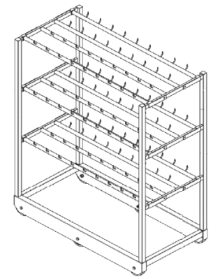 Тележка-рама для перевозки голов KPC