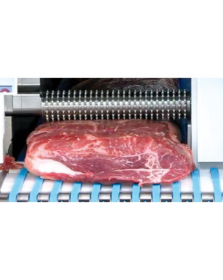 Полуавтоматическая линия для нарезки и упаковки охлажденного мяса