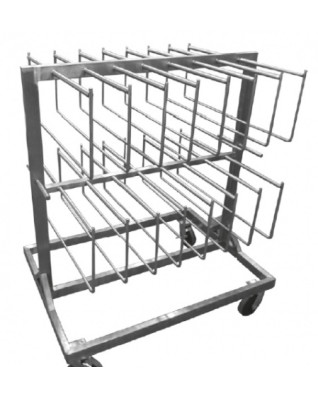 Тележка для корзин с инструментом