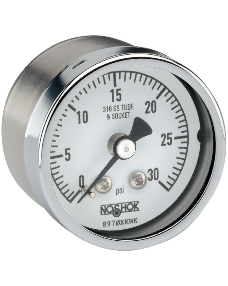 Сухой и заполненный жидкостью манометр 400/500