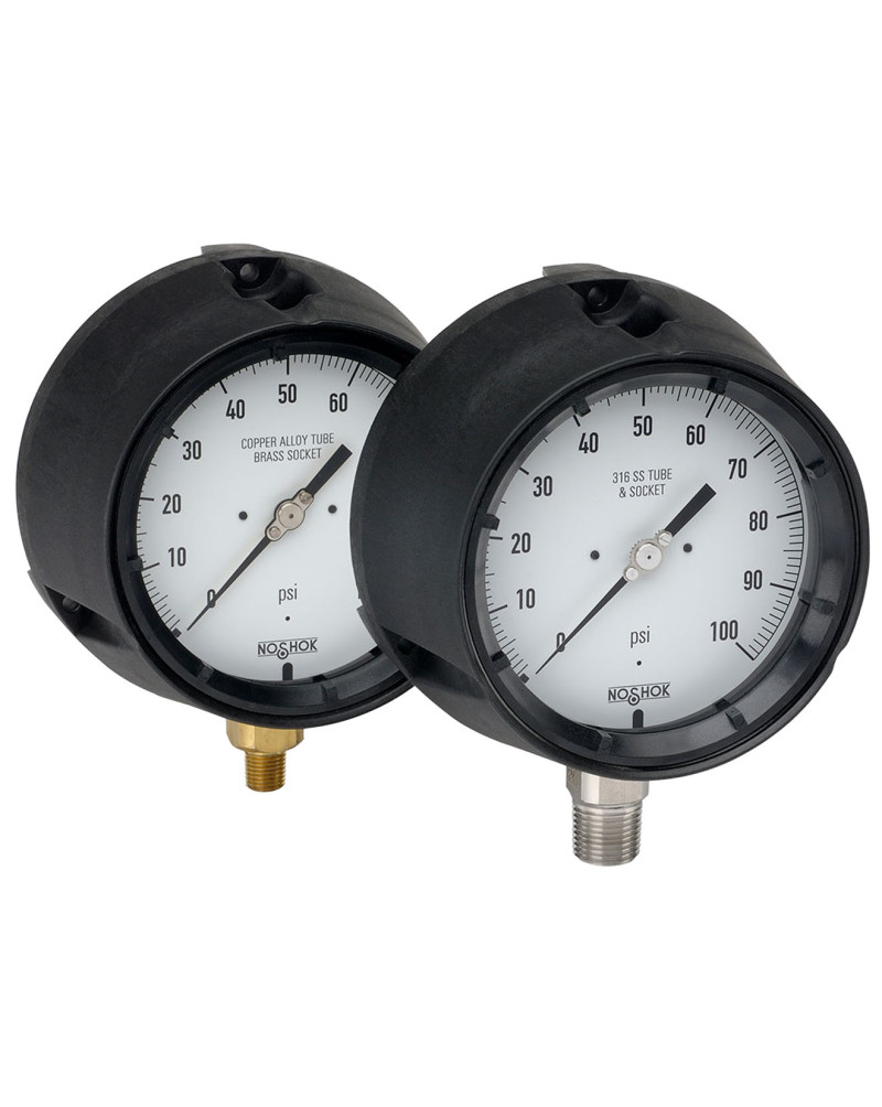 Технологический сухой и заполненный жидкостью манометр 600/700