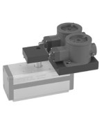 Концевой взрывобезопасный переключатель Omal с монтажным устройством.