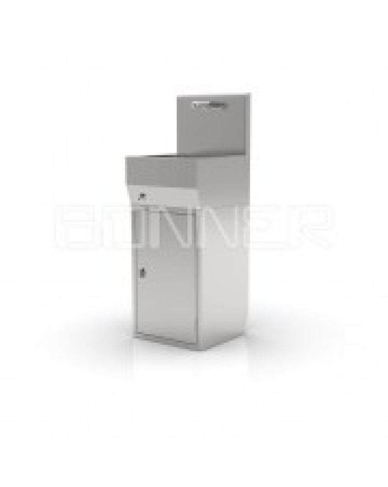 Раковина односекционная с задней стенкой и шкафом