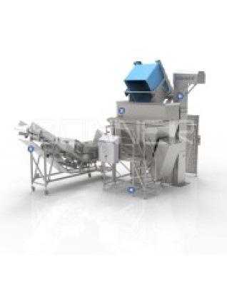 Линия по переработке продукта 3000 kg/h