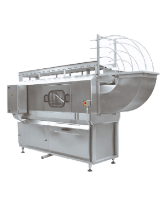 Машина для мойки ящиков с автоматической системой подачи
